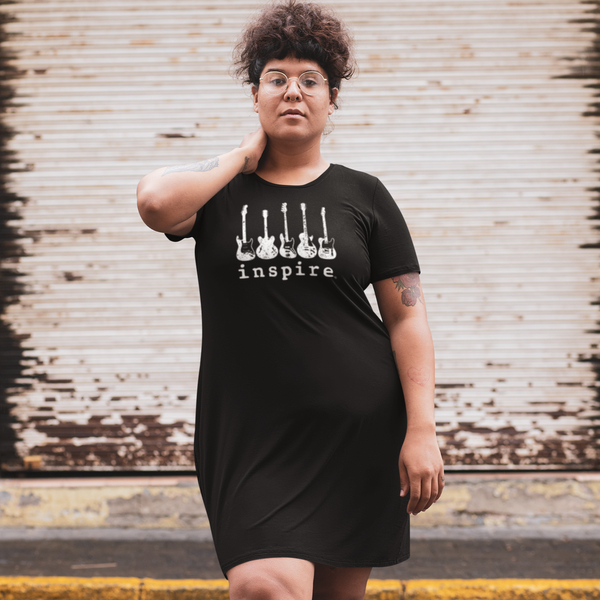 inspire Guitar T-shirt dress