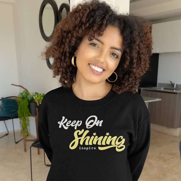 inspire Keep on Shining Unisex Crewneck