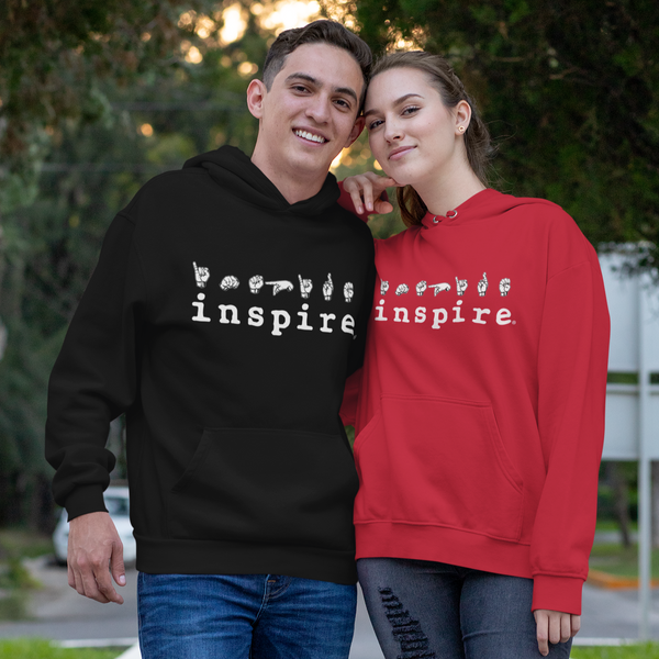 inspire ASL Sign Language Unisex Hoodie
