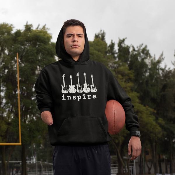 inspire Guitar Unisex Hoodie