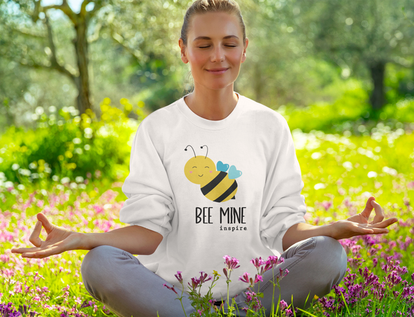 inspire Heart Bee Mine Unisex Crewneck