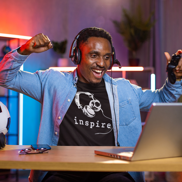 inspire Headphones Short-Sleeve Unisex T-Shirt