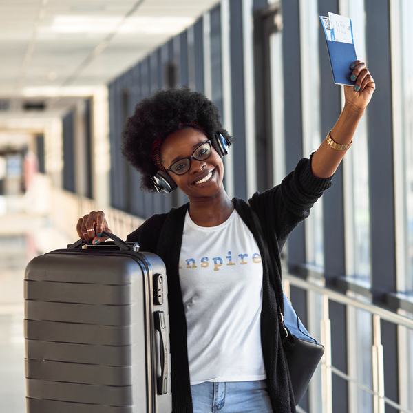 inspire Blue Doughnut Short-Sleeve Unisex T-Shirt