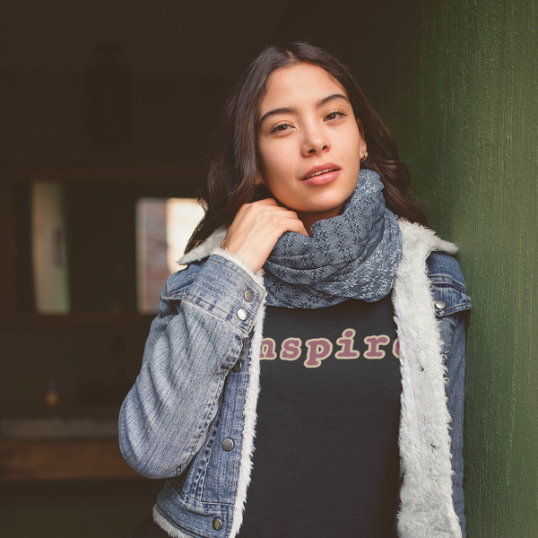 inspire Tan and Black Unisex Crewneck