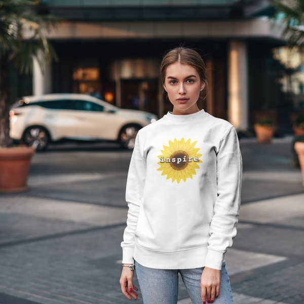 inspire Sunflower Unisex Crewneck