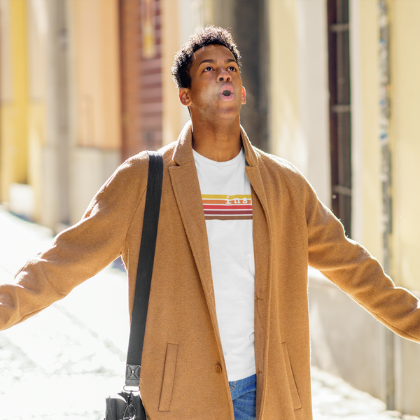 inspire Retro Stripes Short-Sleeve Unisex T-Shirt