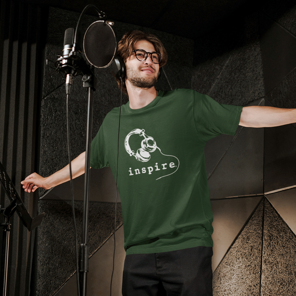 inspire Headphones Short-Sleeve Unisex T-Shirt