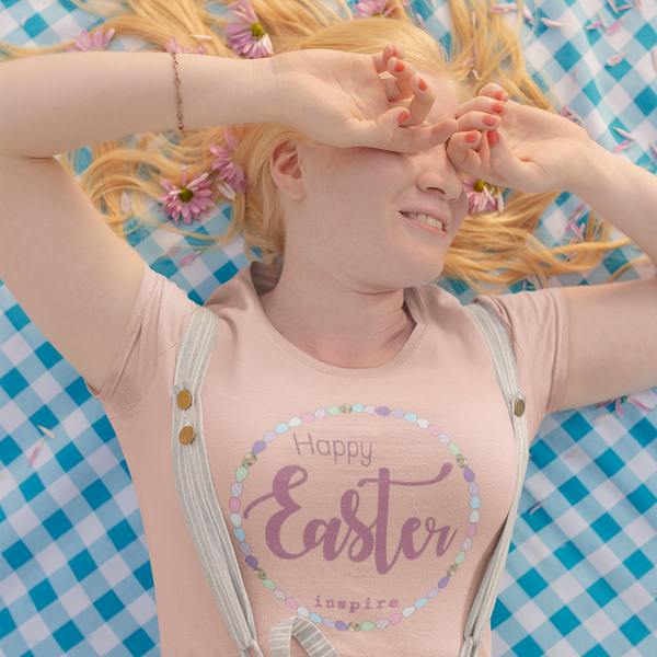 inspire Happy Easter Short-Sleeve Unisex T-Shirt