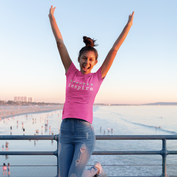 inspire ASL American Sign Language Women's Short Sleeve T-Shirt