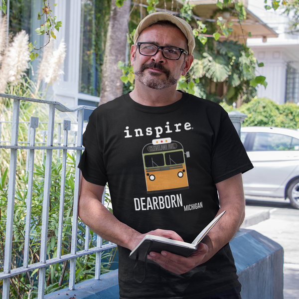 inspire Dearborn Bus Unisex t-shirt