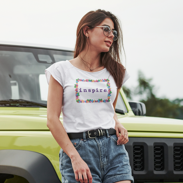inspire Spring Flowers Women's Relaxed T-Shirt