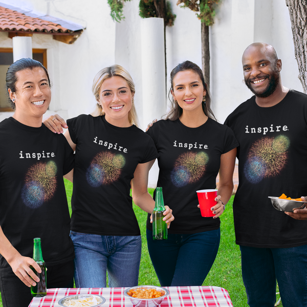 inspire Fireworks Short-Sleeve Unisex T-Shirt