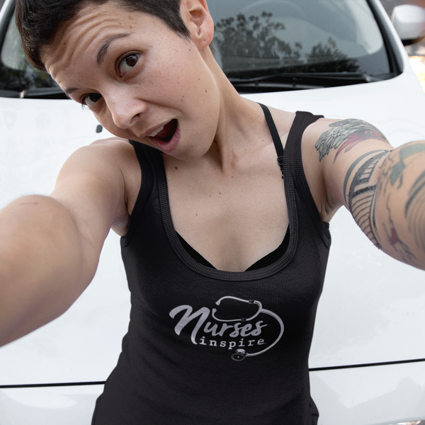 inspire Nurses Women's Racerback Tank Top