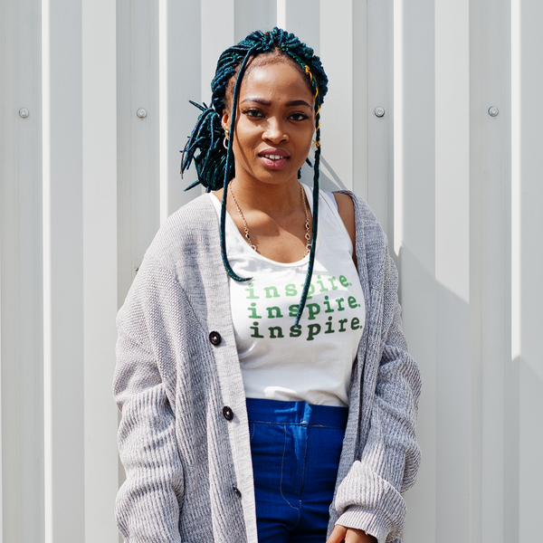 inspire Tri Green Women's Racerback Tank