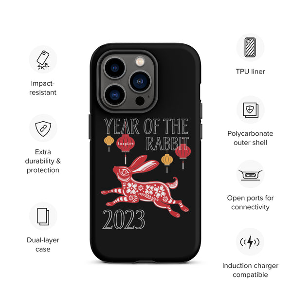 inspire Year of the Rabbit 2023 Tough iPhone case