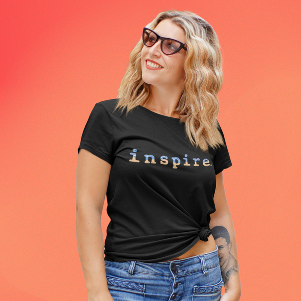 inspire Blue Doughnut Short-Sleeve Unisex T-Shirt