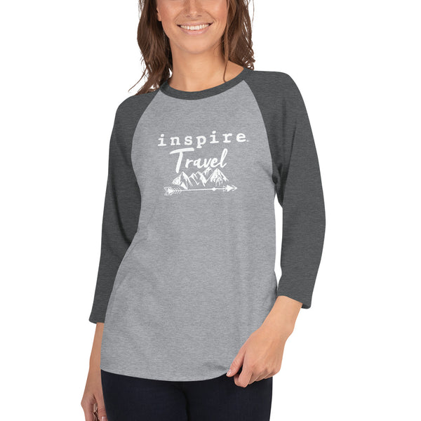 inspire Travel 3/4 Sleeve Raglan Shirt