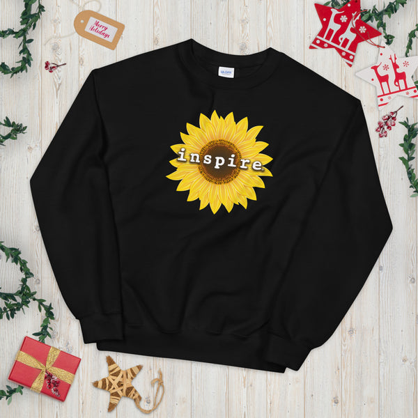 inspire Sunflower Unisex Crewneck