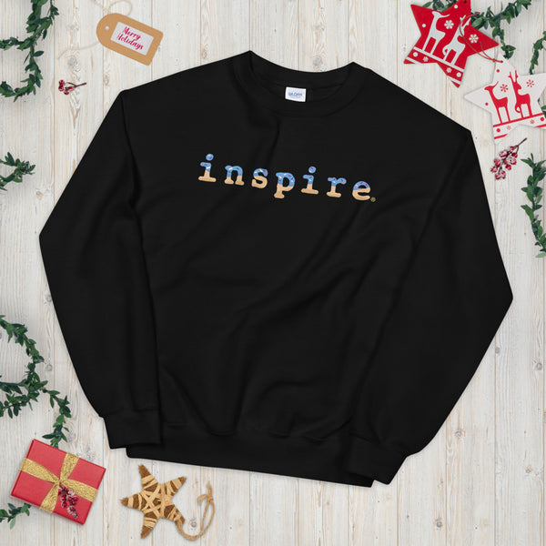 inspire Blue Doughnut Unisex Crewneck