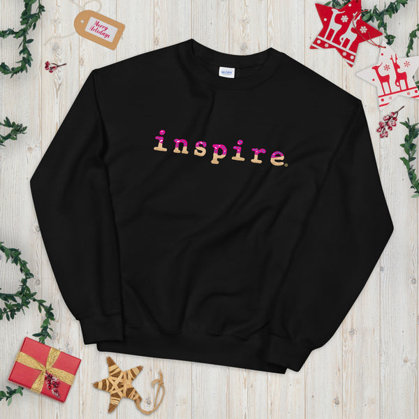 inspire Pink Doughnut Unisex Sweatshirt