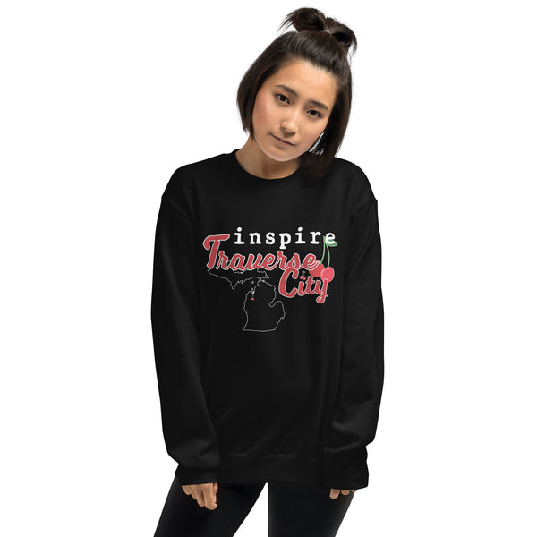 inspire Traverse City Cherry Unisex Sweatshirt