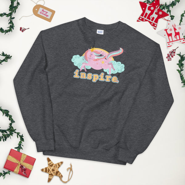 inspire Unicorn Unisex Crewneck