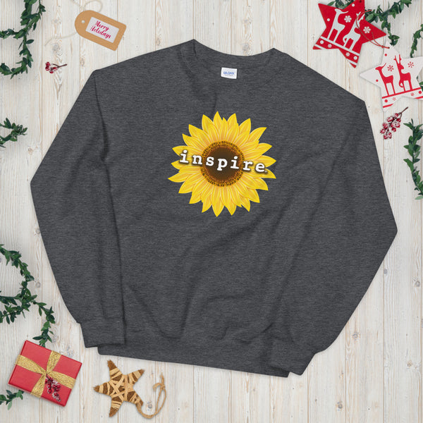 inspire Sunflower Unisex Crewneck