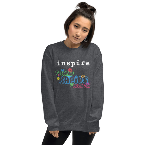 inspire Grand Rapids Colorful Unisex Crewneck