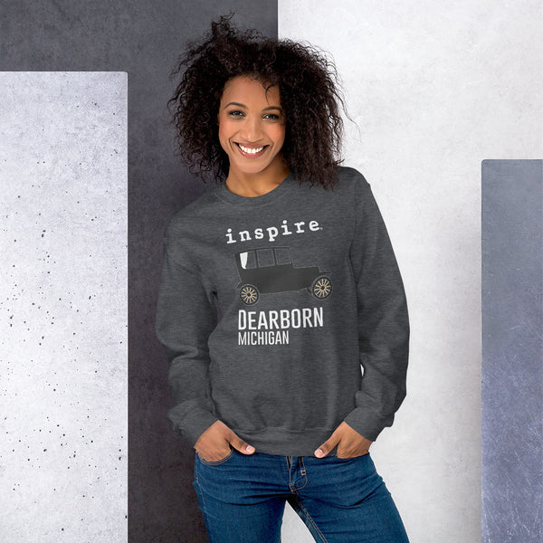 inspire Dearborn Car Unisex Crewneck