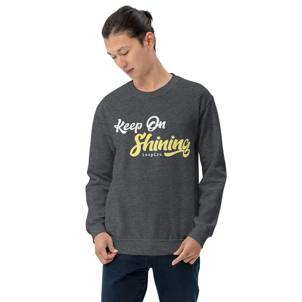 inspire Keep on Shining Unisex Crewneck