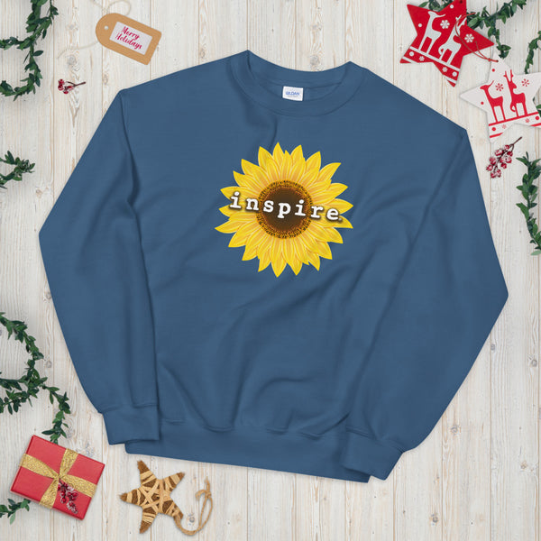 inspire Sunflower Unisex Crewneck