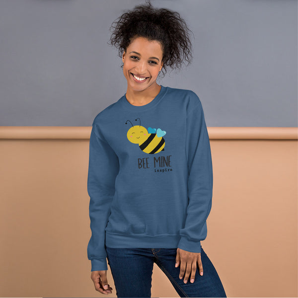 inspire Heart Bee Mine Unisex Crewneck