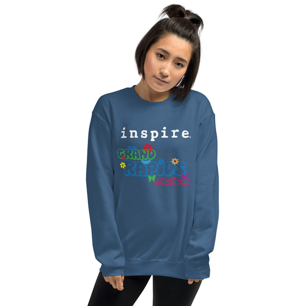 inspire Grand Rapids Colorful Unisex Crewneck