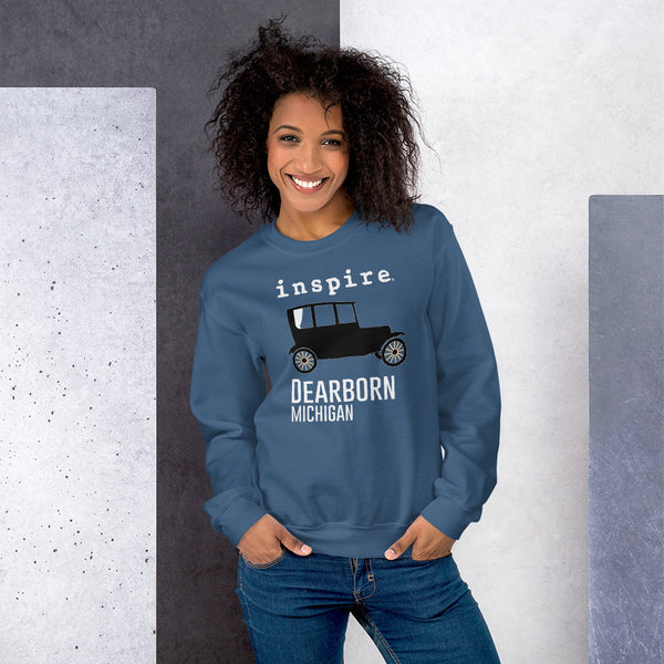 inspire Dearborn Car Unisex Crewneck