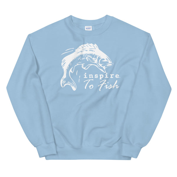 inspire Born To Fish Unisex Crewneck