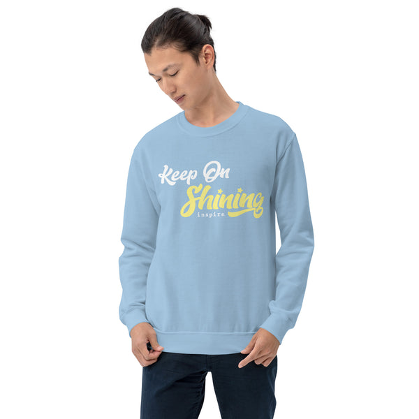 inspire Keep on Shining Unisex Crewneck