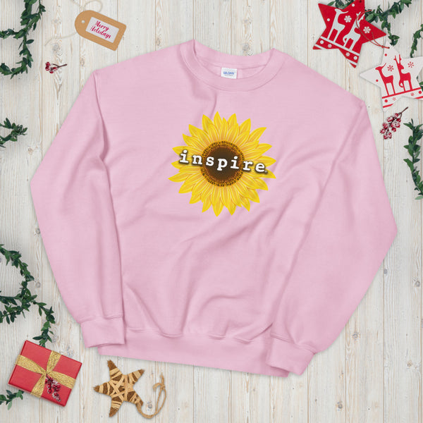 inspire Sunflower Unisex Crewneck