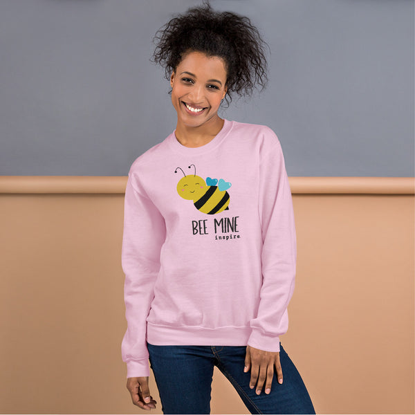 inspire Heart Bee Mine Unisex Crewneck