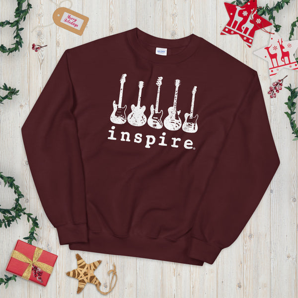 inspire Guitar Unisex Crewneck