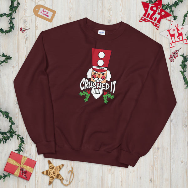 inspire Nutcracker Crushed It Christmas Unisex Crewneck