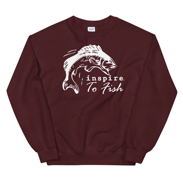 inspire Born To Fish Unisex Crewneck