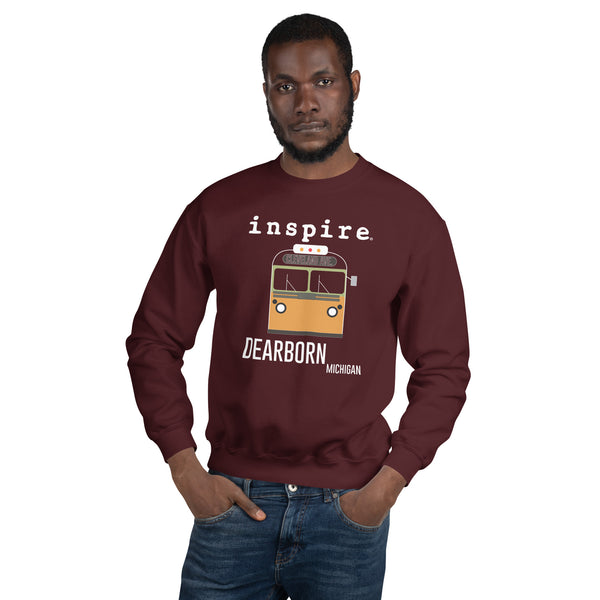 inspire Dearborn Bus Unisex Crewneck