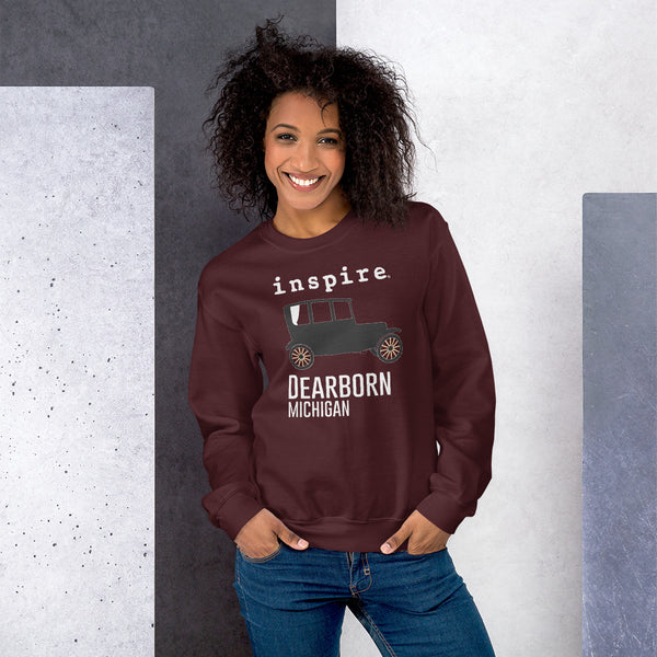 inspire Dearborn Car Unisex Crewneck