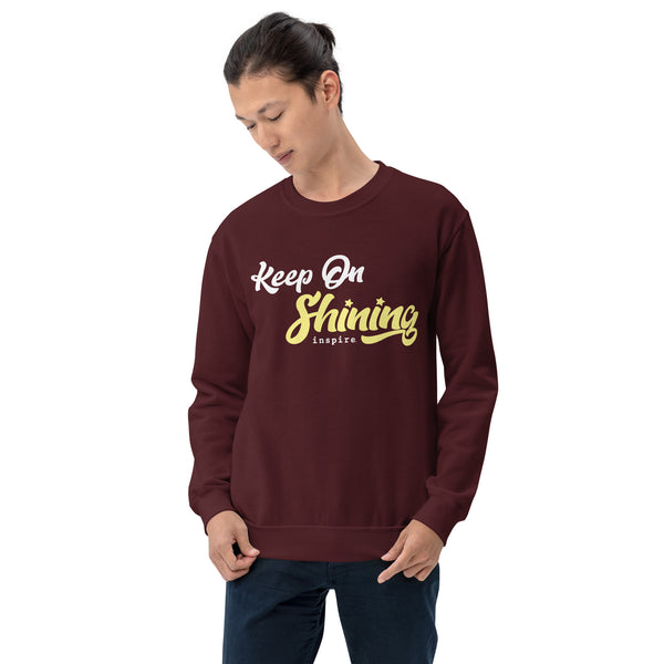 inspire Keep on Shining Unisex Crewneck