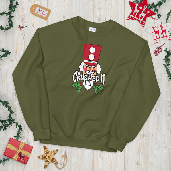 inspire Nutcracker Crushed It Christmas Unisex Crewneck