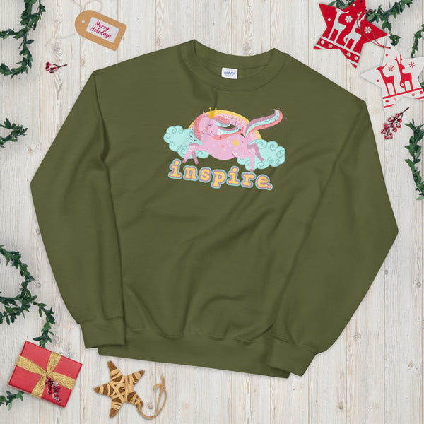inspire Unicorn Unisex Crewneck