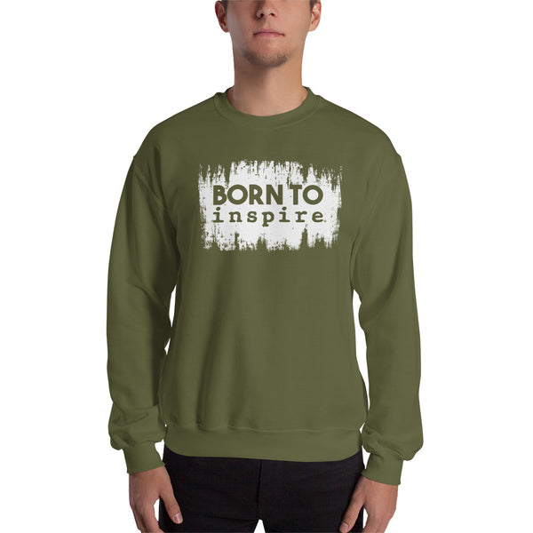 Born to inspire Grunge Unisex Crewneck