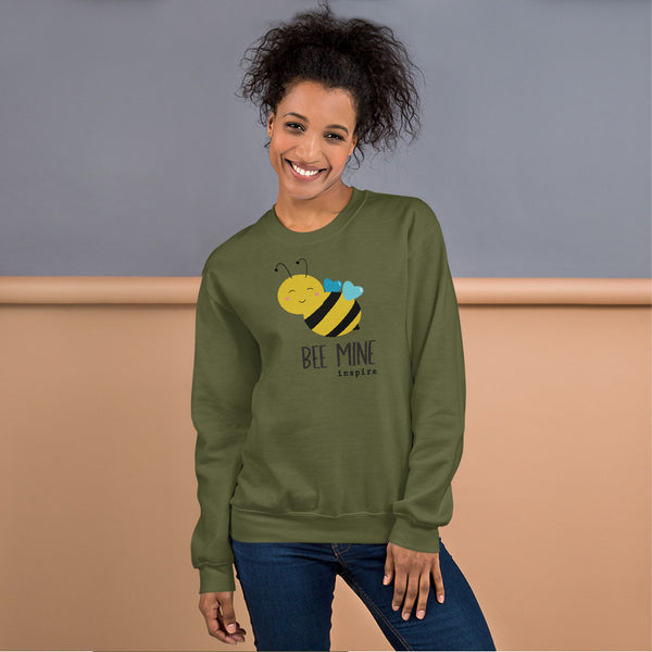 inspire Heart Bee Mine Unisex Crewneck