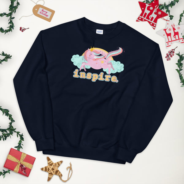 inspire Unicorn Unisex Crewneck