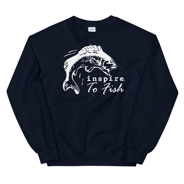 inspire Born To Fish Unisex Crewneck
